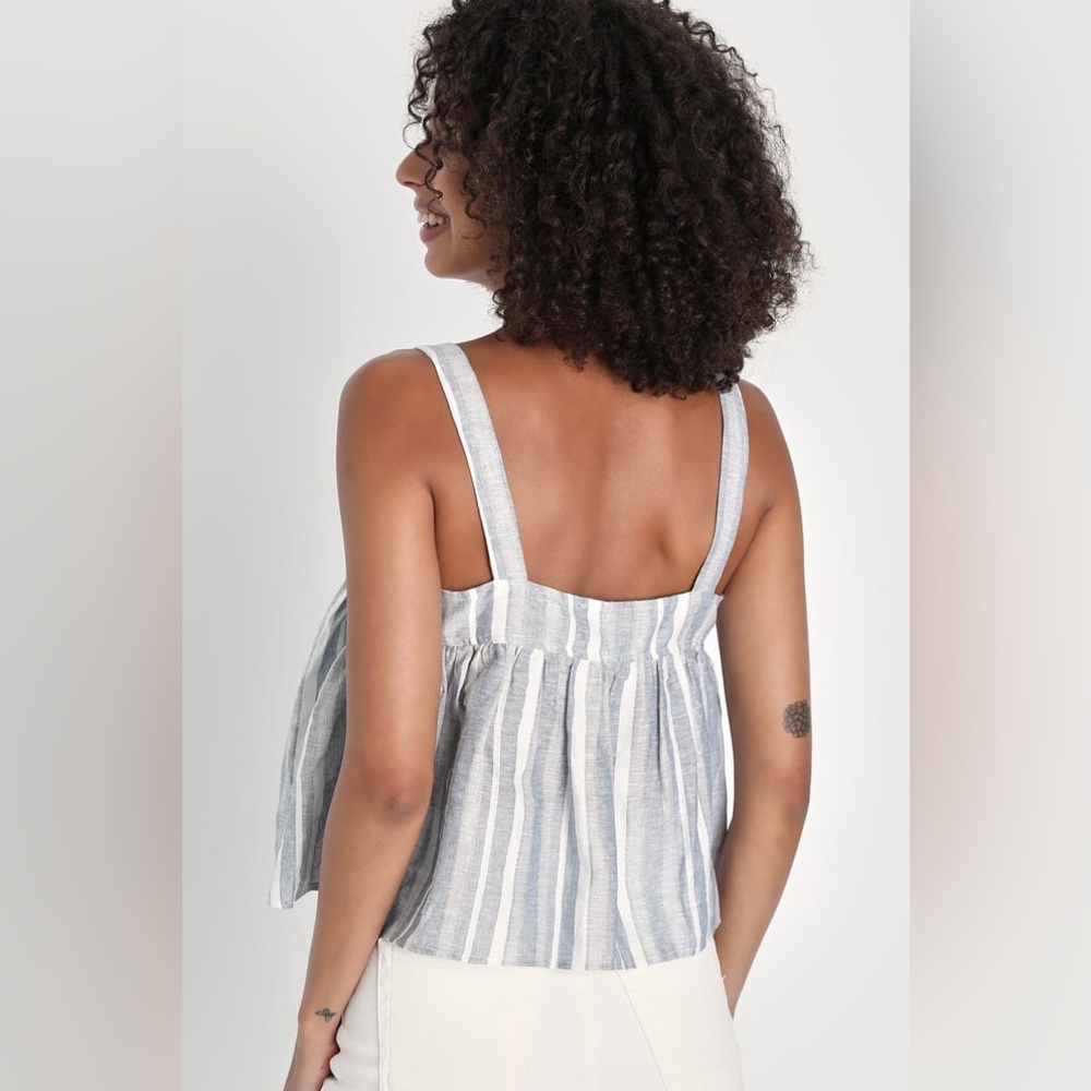 Linen Tank Top - Picture 2 of 5